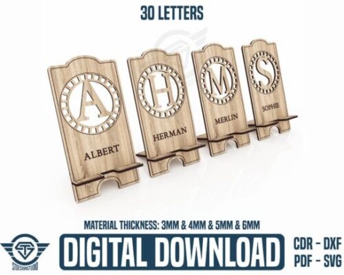 Porta teléfono de 30 letras