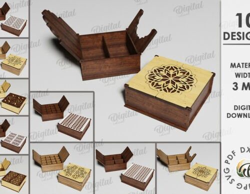 Paquete de cajas decorativas