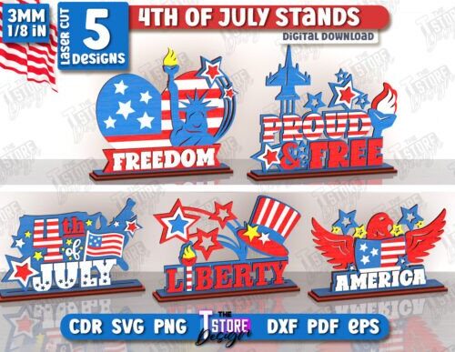 Paquete de stands del 4 de julio