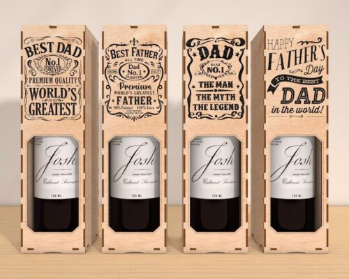 Caja de vino para el dia del padre