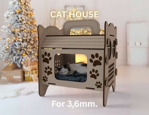 Mesa para gatos hogar decorativa