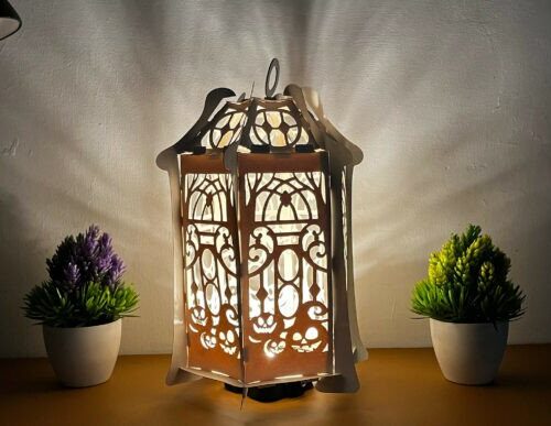 Caja de luz Halloween para decoración manualidades