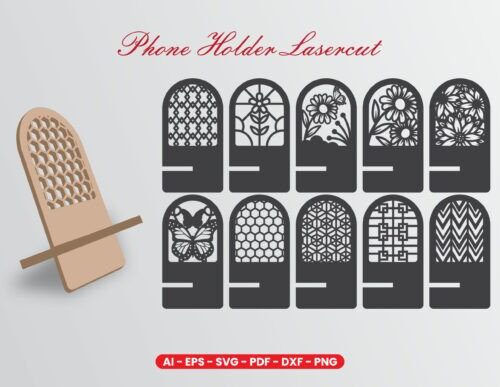 Soporte decorativo para teléfono