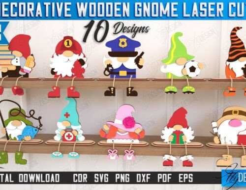 Paquete de gnomos decorativos