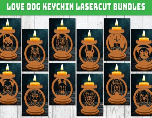 Diseño perro para corte láser Hogar decoración
