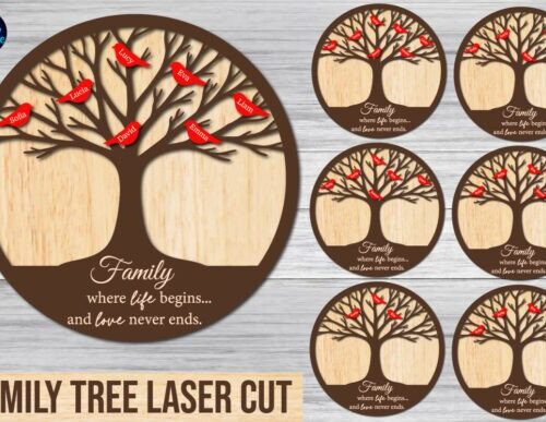 Tablero MDF para corte láser y CNC, ideal para decoración familiar