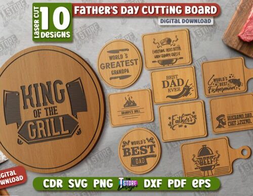 Paquete de tablas de cortar para el Día del Padre