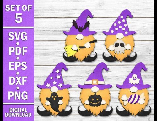 Gnomos de Halloween