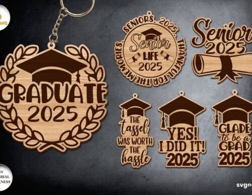 Paquete de llaveros de graduación