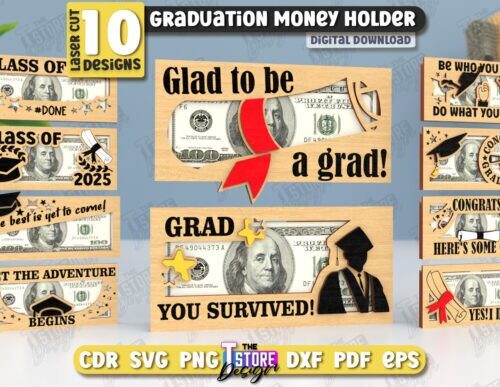 Paquete de portabilletes de graduación