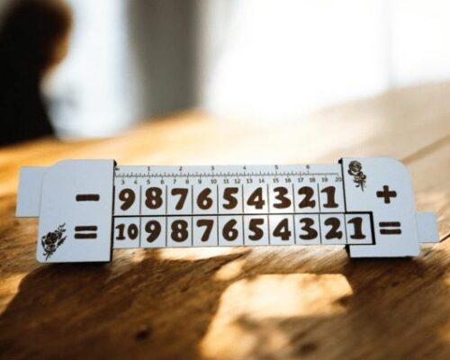 Regla matemática para niños