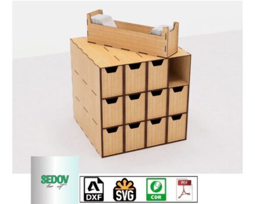 Caja organizadora de tarjetas