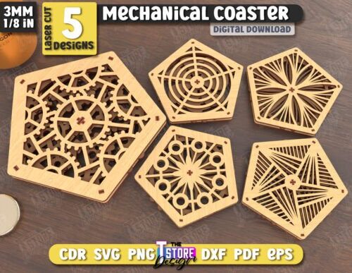 Paquete de posavasos multicapa