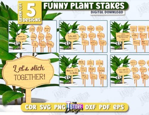 Paquete de estacas para plantas
