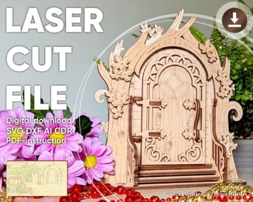 Puerta elfo estante para corte láser y CNC
