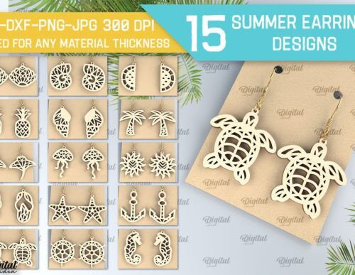 Paquete de pendientes de verano