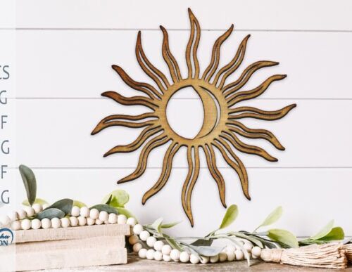 Sol y Luna decoración del hogar