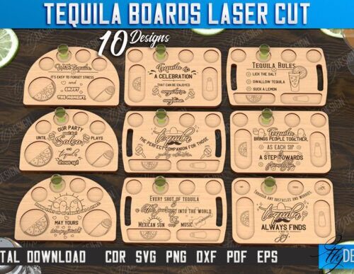 Paquete de tablas de tequila