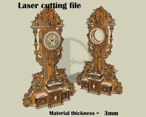 Reloj de Ángulo 3mm - Diseño para corte láser (CNC)