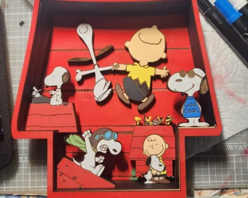 Arte 3D de Snoopy