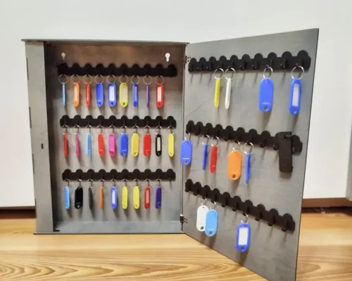 Tablero MDF negro para corte láser CNC, ideal para decoración y manualidades