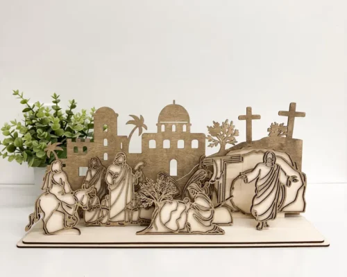 Hermoso pesebre de Pascua