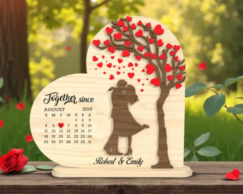 Letrero Calendario Navidad para corte láser CNC